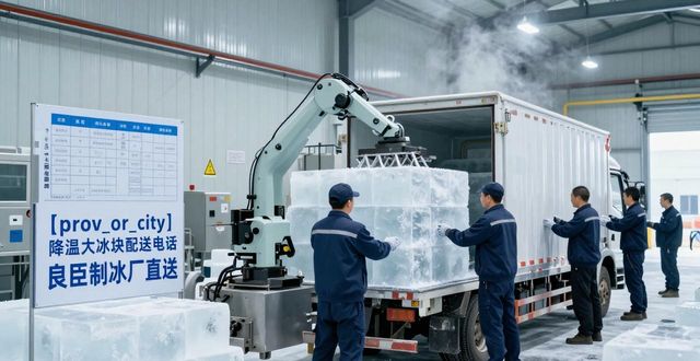 中山降温大冰块配送电话 良臣制冰厂直送