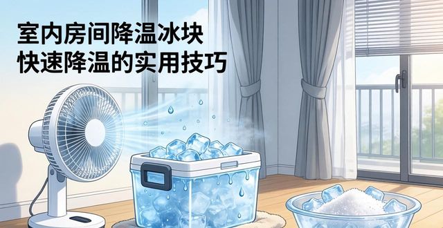 冰块摆放位置技巧_冰块室内降温效果_室内房间降温冰块