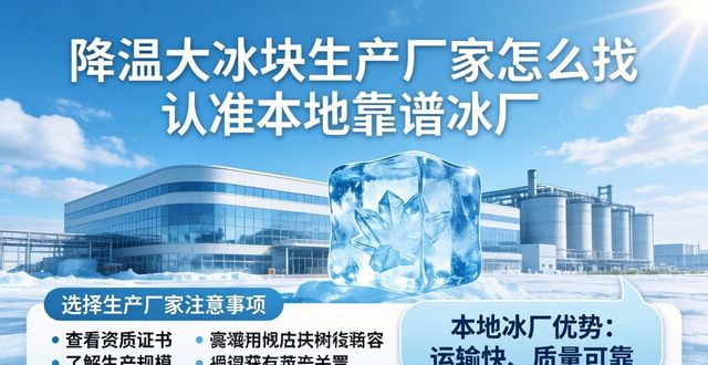 降温大冰块生产厂家_降温大冰块生产厂家_如何选择可靠的降温大冰块供应商