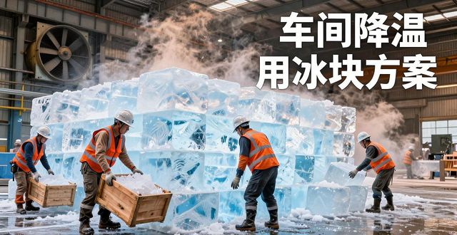 车间降温用冰块靠谱吗？上海高温车间冰墙方案实测